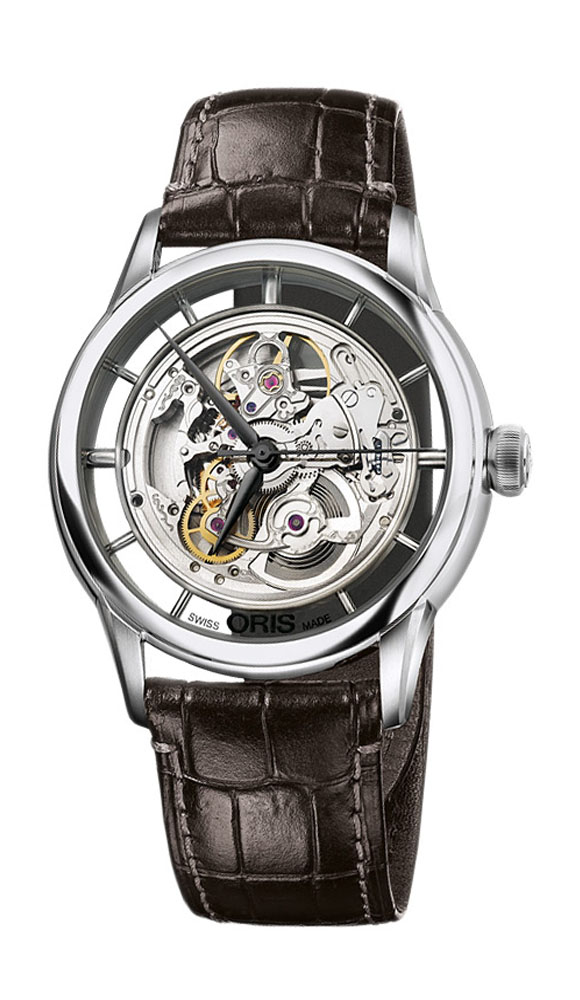 Швейцарские наручные часы с автоподзаводом. Oris Artelier Translucent Skeleton. Часы Oris Artelier. Часы Орис скелетоны. Часы Oris Artelier мужские.
